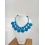 Silk coin necklace